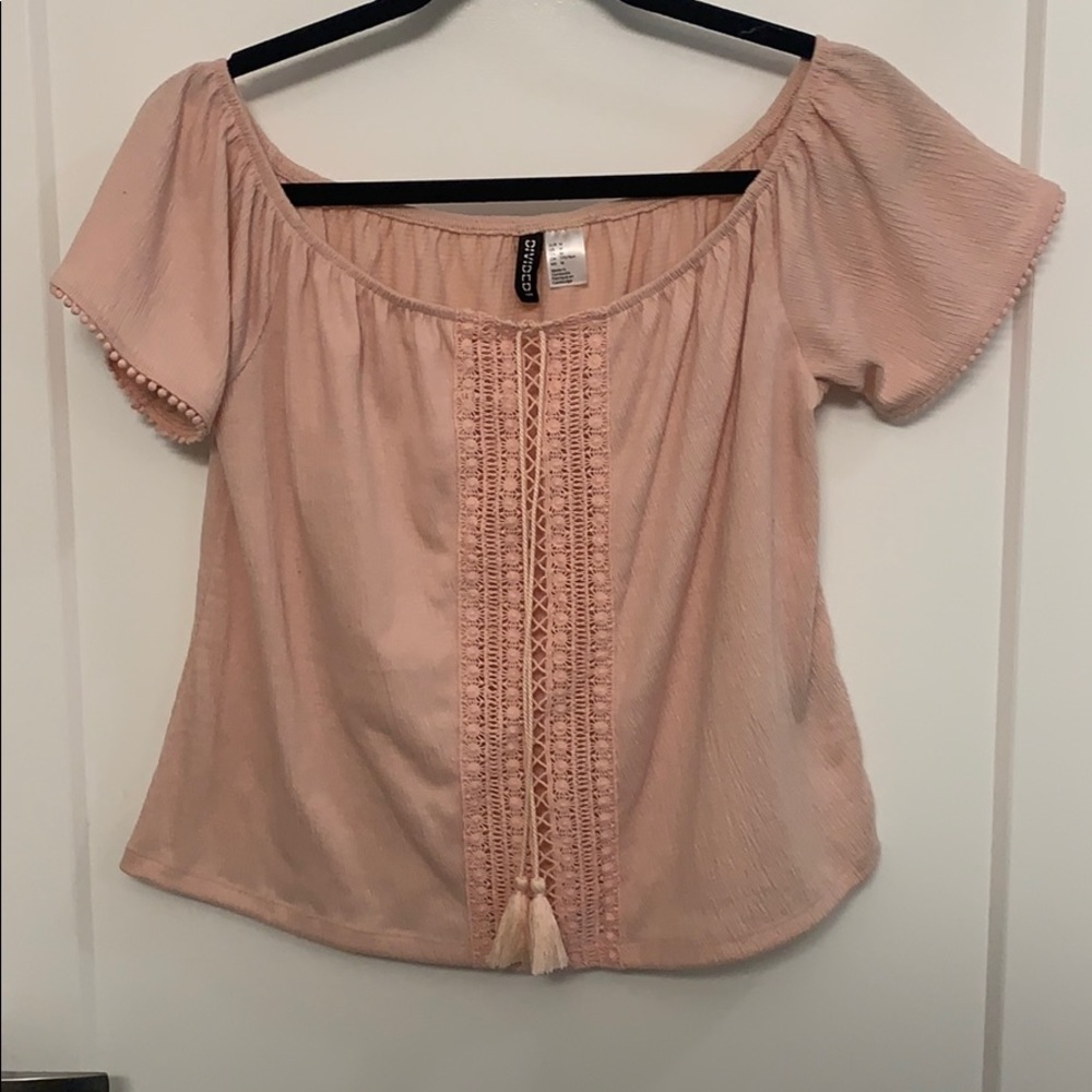 H&M cute flowy pink top